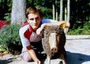Maciej with odd hedgehog thingy.